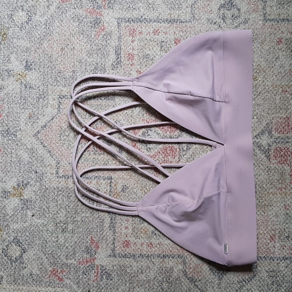 PINK Victoria's Secret Mauve Strappy Bralette
